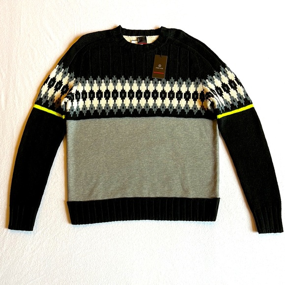 Bogner Fire + Ice Malte Mens Black & Grey Pullover Sweater XL NEW - Picture 4 of 11